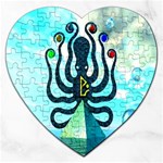 Star Nation Octopus Jigsaw Puzzle (Heart)