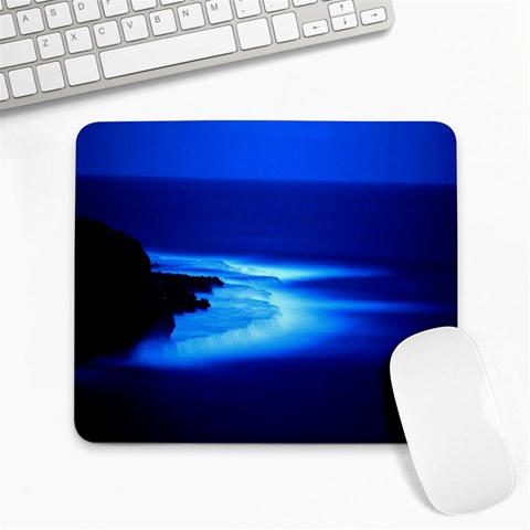 Beach_at_night Large Mousepad from ArtsNow.com Front