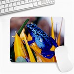 blue-toad Large Mousepad