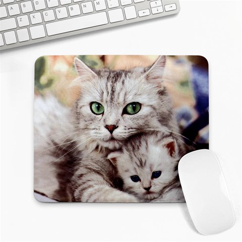 Cat_pictures2 Large Mousepad from ArtsNow.com Front