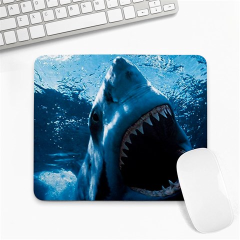 shark_pictures Large Mousepad from ArtsNow.com Front