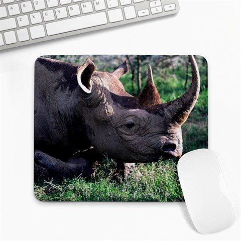 rhino Large Mousepad from ArtsNow.com Front