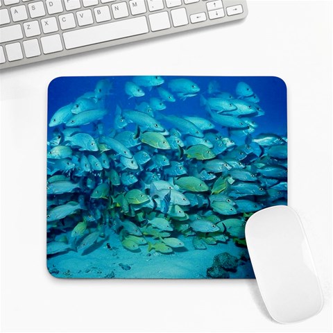 oceans_fish_2 Large Mousepad from ArtsNow.com Front