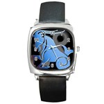 Zodiac-10 Square Metal Watch