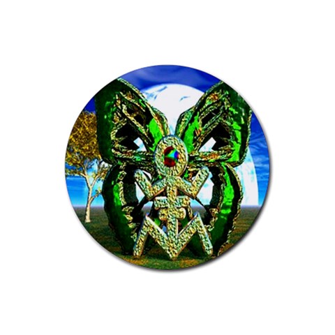 Nature Devas Rubber Coaster (Round) from ArtsNow.com Front