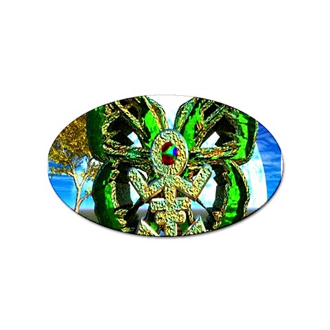 Nature Devas Sticker (Oval) from ArtsNow.com Front