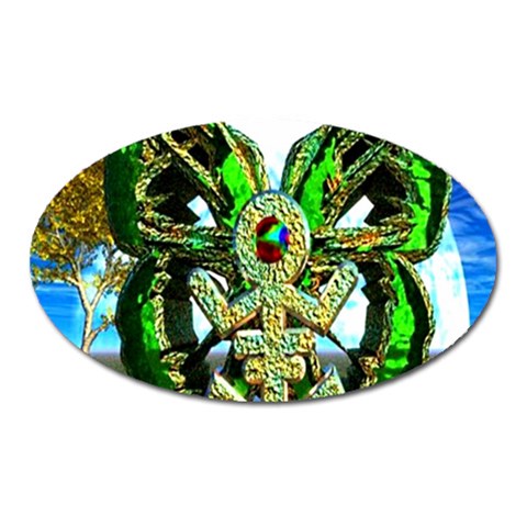 Nature Devas Magnet (Oval) from ArtsNow.com Front