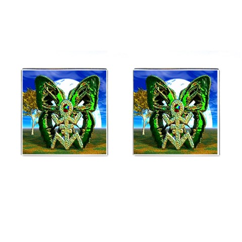 Nature Devas Cufflinks (Square) from ArtsNow.com Front(Pair)