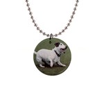 jack russel terrier 1  Button Necklace