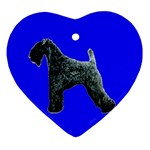 Kerry Blue Terrier Ornament (Heart)