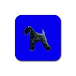 Kerry Blue Terrier Rubber Coaster (Square)