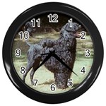 portugese water dog Wall Clock (Black)