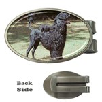 portugese water dog Money Clip (Oval)
