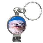 Peke Poodle  Nail Clippers Key Chain
