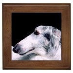 Russian wolfhound dog Framed Tile