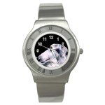 Russian wolfhound dog Stainless Steel Watch