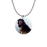 Tibetan mastiff 1  Button Necklace