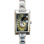 Celestial Goddess Rectangular Italian Charm Watch