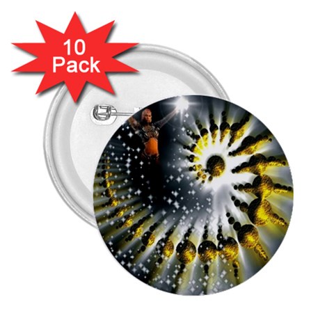 Celestial Goddess 2.25  Button (10 pack) from ArtsNow.com Front