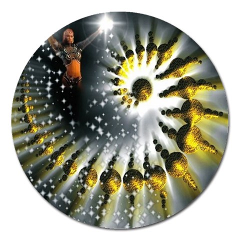 Celestial Goddess Magnet 5  (Round) from ArtsNow.com Front