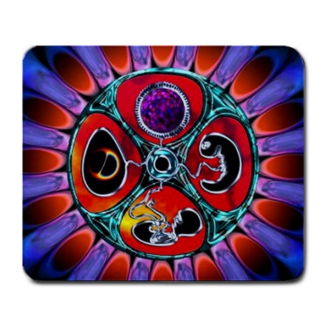 Conception Mandala Large Mousepad from ArtsNow.com Front