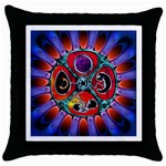 Conception Mandala Throw Pillow Case (Black)