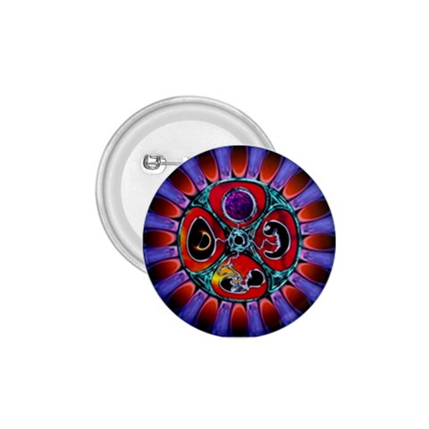 Conception Mandala 1.75  Button from ArtsNow.com Front