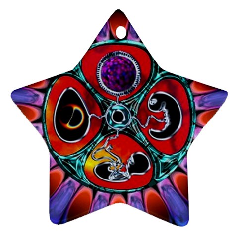 Conception Mandala Ornament (Star) from ArtsNow.com Front