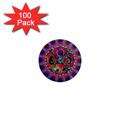 Conception Mandala 1  Mini Magnet (100 pack)  from ArtsNow.com Front