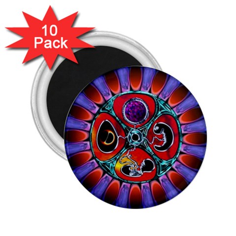 Conception Mandala 2.25  Magnet (10 pack) from ArtsNow.com Front