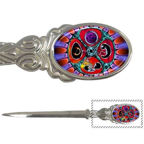 Conception Mandala Letter Opener from ArtsNow.com Front