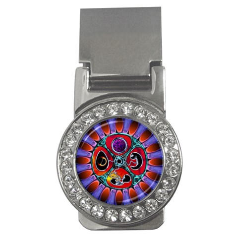 Conception Mandala Money Clip (CZ) from ArtsNow.com Front