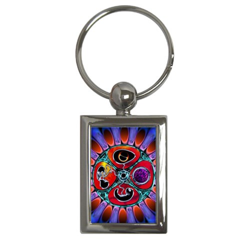 Conception Mandala Key Chain (Rectangle) from ArtsNow.com Front