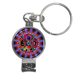 Conception Mandala Nail Clippers Key Chain