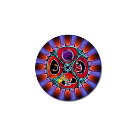 Conception Mandala Golf Ball Marker (4 pack) from ArtsNow.com Front