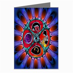 Conception Mandala Greeting Card from ArtsNow.com Left