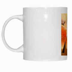 Divine Rayship White Mug from ArtsNow.com Left