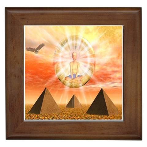 Divine Rayship Framed Tile from ArtsNow.com Front