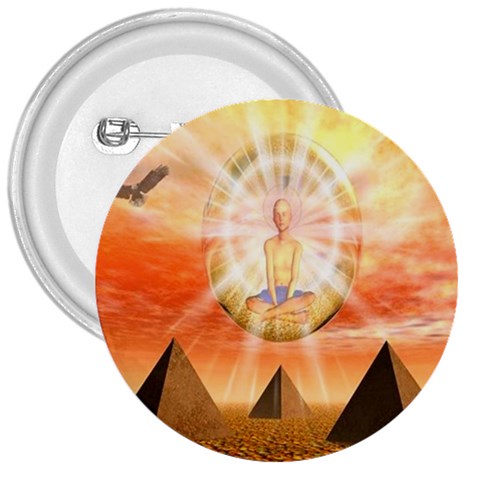 Divine Rayship 3  Button from ArtsNow.com Front