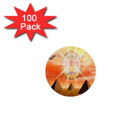 Divine Rayship 1  Mini Button (100 pack)  from ArtsNow.com Front