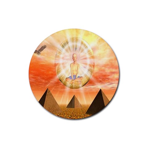 Divine Rayship Rubber Coaster (Round) from ArtsNow.com Front