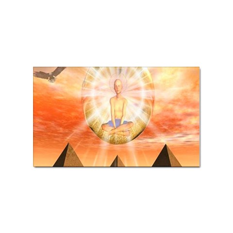 Divine Rayship Sticker Rectangular (100 pack) from ArtsNow.com Front