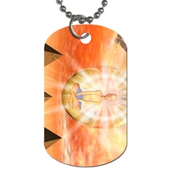 Divine Rayship Dog Tag (Two Sides) from ArtsNow.com Front