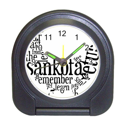 Sankofashirt Desk Alarm Clock from ArtsNow.com Front