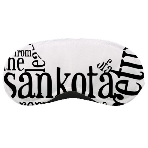 Sankofashirt Sleeping Mask from ArtsNow.com Front