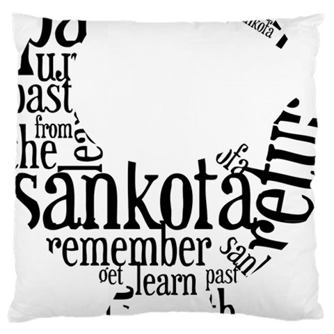 Sankofashirt Large Flano Cushion Case (One Side) from ArtsNow.com Front