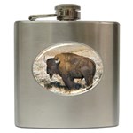 Buffalo Bison Hip Flask (6 oz)