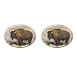 Buffalo Bison Cufflinks (Oval)