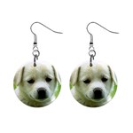 Dog_3 1  Button Earrings