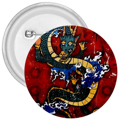 Dragon 3  Button from ArtsNow.com Front